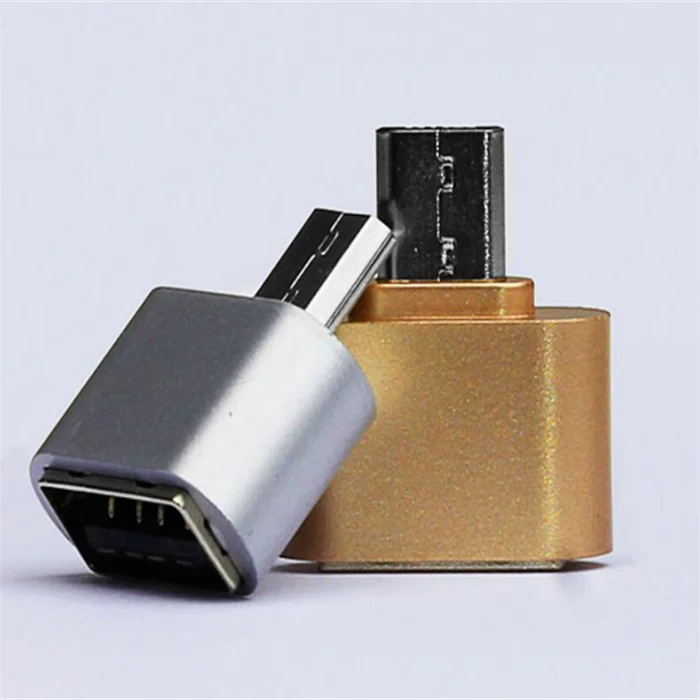 Factory Mini Micro Usb 2.0 Otg Hug Converter Otg Adapter For Android