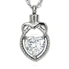 Solo Heart Stone Cremation Urn Jewelry Necklace Pendant Filler Kit Ashes