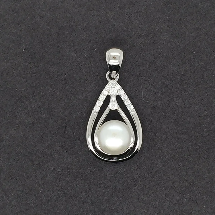 Nice Girls Silver Chain Pearl Waterdrop Cage Designs Pendant Personal
