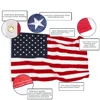 FREE SHIPPING Heavy Duty 3x5ft 210DNylon Embroidered American USA Flag