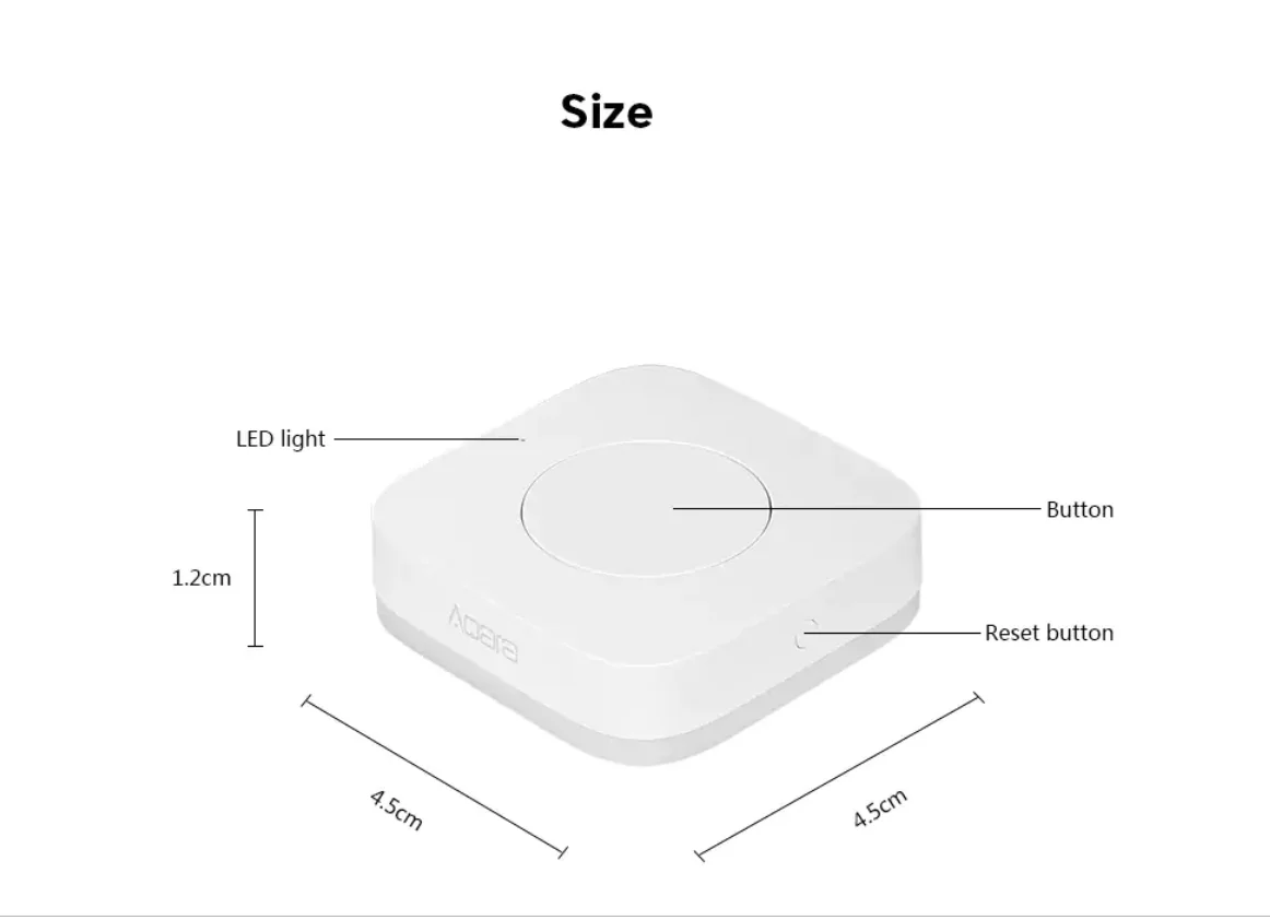 Aqara smart home new products aqara wireless mini switch reset - ANKUX.COM
