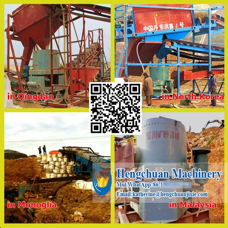 China Compleste Set Alluvial Placer Mobile Portable Small Gold Machine for Sale