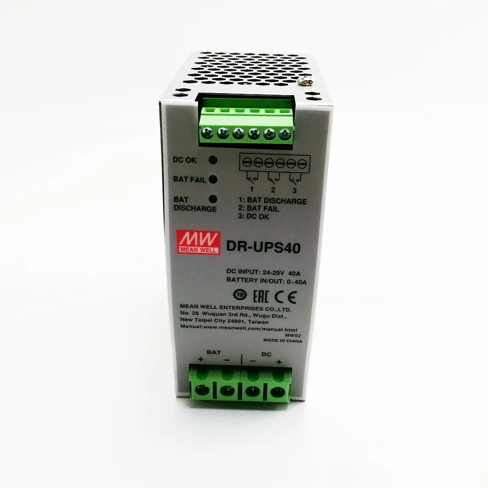 Original Meanwell 40a Dc Ups Module Drups40 Battery Controller For Din