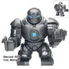 Super heroes Ironman Mazinger Z, architectural model mini human figure,Compatible Building Block toys Mini juguetes