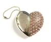 Heart-shaped Jewelry Usb Flash Disk with Customized Logo for wedding gift