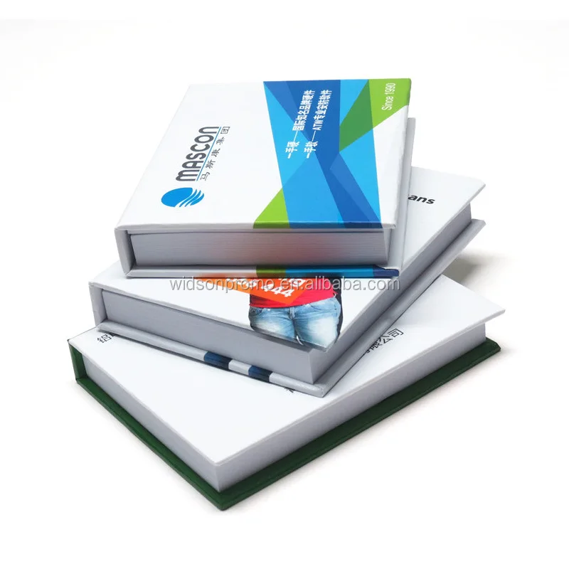 Promotional Custom logo Hard Cover Sticky Notes/notepad/pocket Memo Pad ...