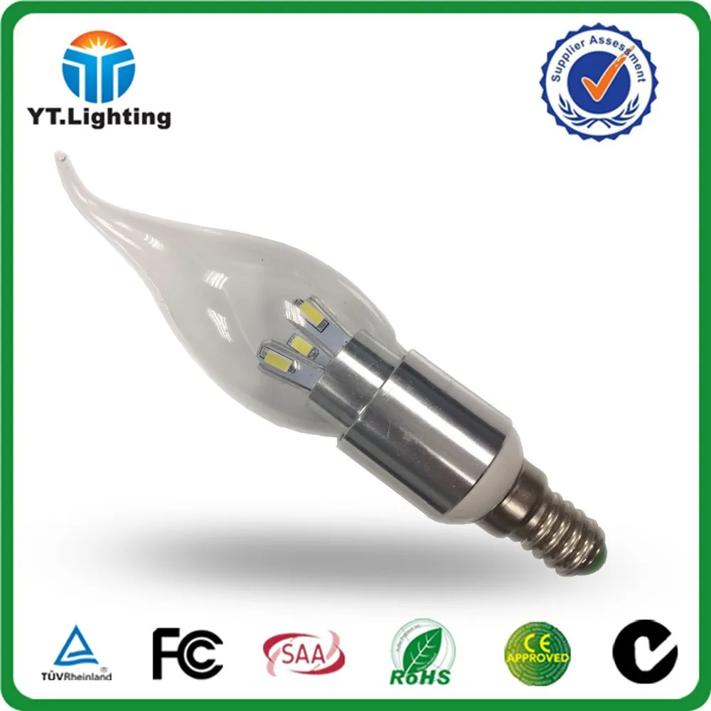 5W E14 led flame candle light bulb