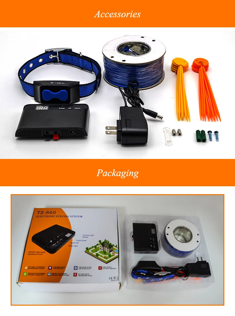 Garden Waterproof Sound & Shock Training Collar Electronic Dog Electric