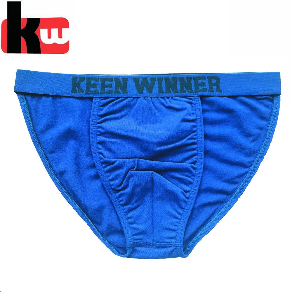 Top Quality Classic Blue Mens Thong Underwear Wholesale With Small Moq