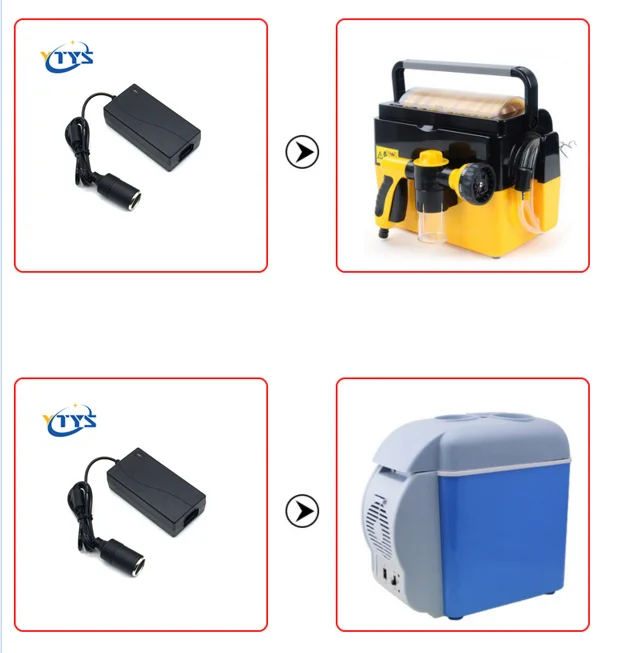 Car Refrigerator Power Adapter 12v 5a 220v Ac 12v Dc Power Supply For