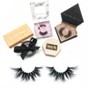 2019 Wholesale Private Label 25mm eyelashes Handmade 100% Real Mink Lashes 3d Mink Eyelashes