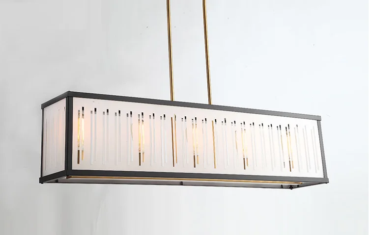 
Modern Iron Copper Acrylic Decorative Pendent Lamp Living Room 