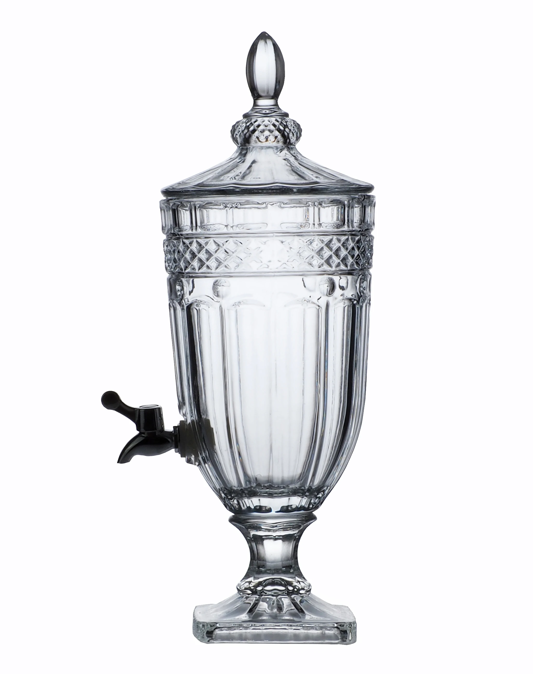 

hotsell 3L glass drink dispenser, glass dispenser for hotel, bar and home use