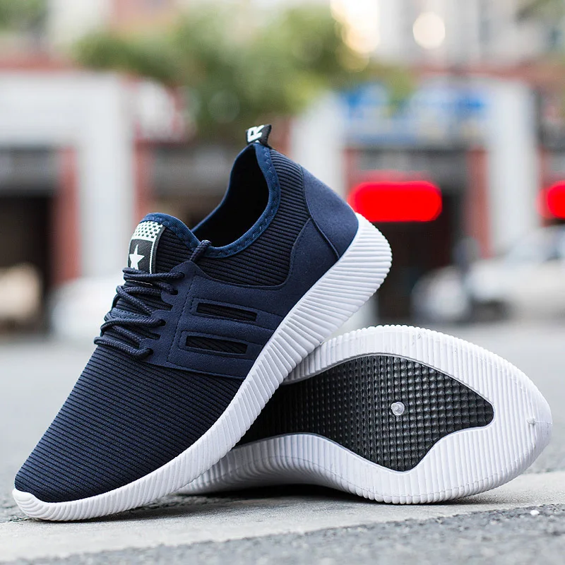 2019 men shoes mesh lace-up sports sneaker china wholesale brand model