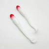 Red head screw T tail soft 8.5cm 3.3g fish single tail lure