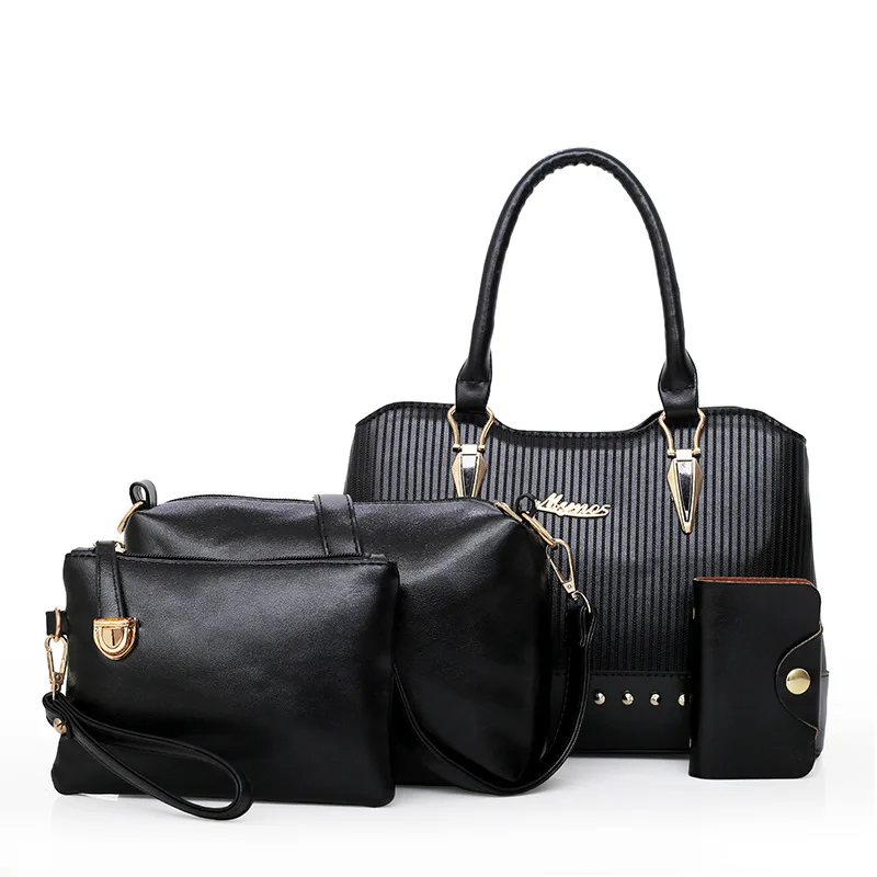 Pu Material Bag Set Combo Bags Shoulder Bag Style High Quality Handbag ...