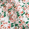 Christmas pattern hand make printing wholesale christmas fabric