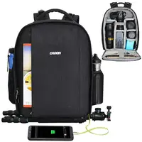 

Detachable Professional Shockproof Camera digital bag backpack with whistle tripod and laptop Compartment for Photography