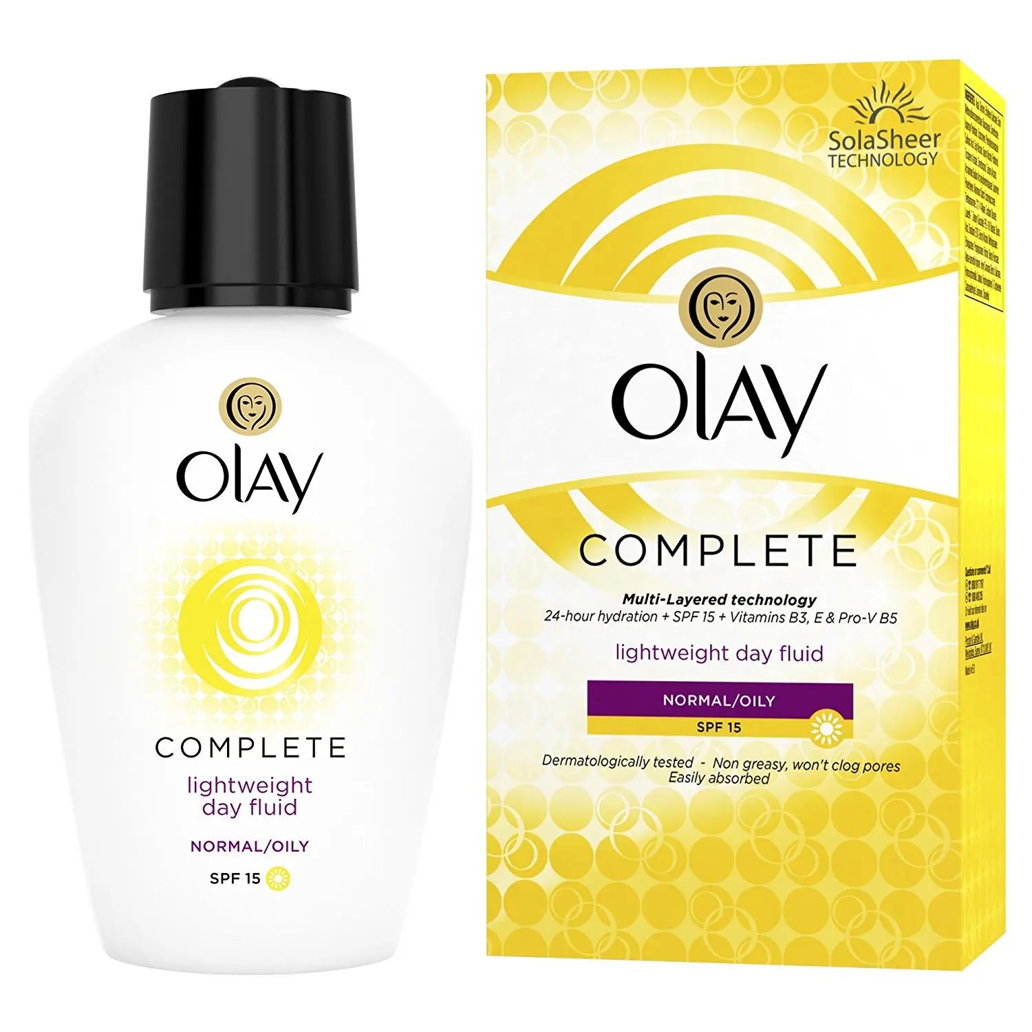 oil of olay beauty fluid spf 15
