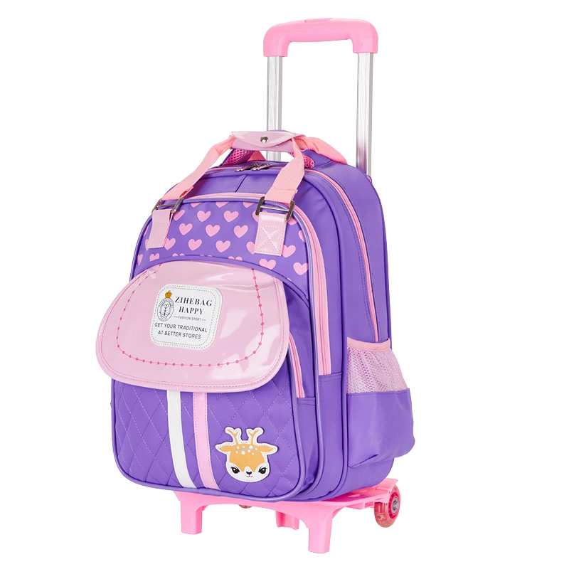 Nylon Qute Baby Girl School Bags Trolley Bag - Buy School Bags Trolley ...