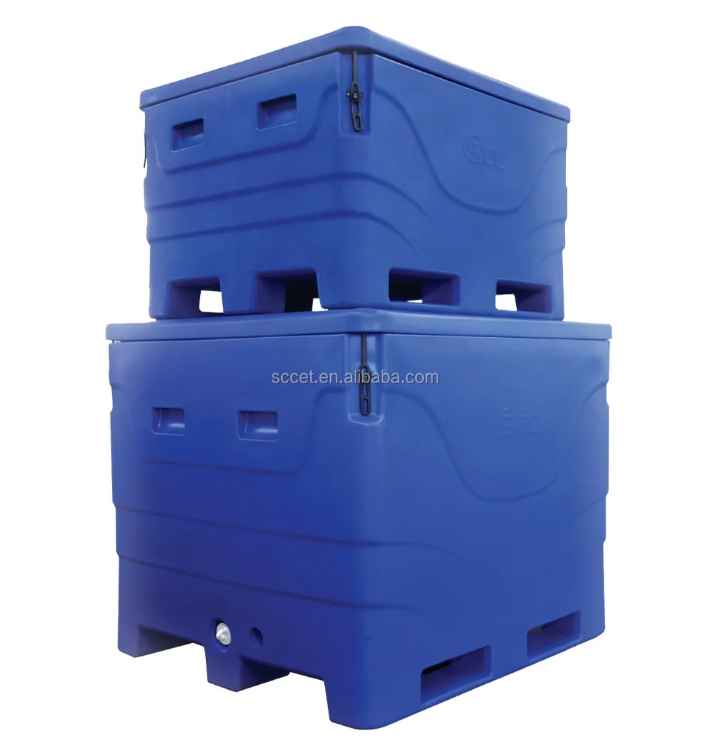 Plastic Insulated Fish Farm Containers For Fishing With High Quality