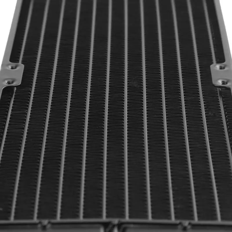 240mm 12-Tube Aluminum Computer Water Cooling Radiator Heat Exchanger for ID 8-10mm tubes for Laptop Desktop computer PC