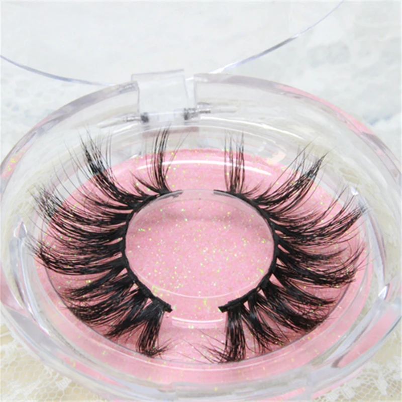 

5d mink lashes private label wholesale 25mm mink eyelashes, Black