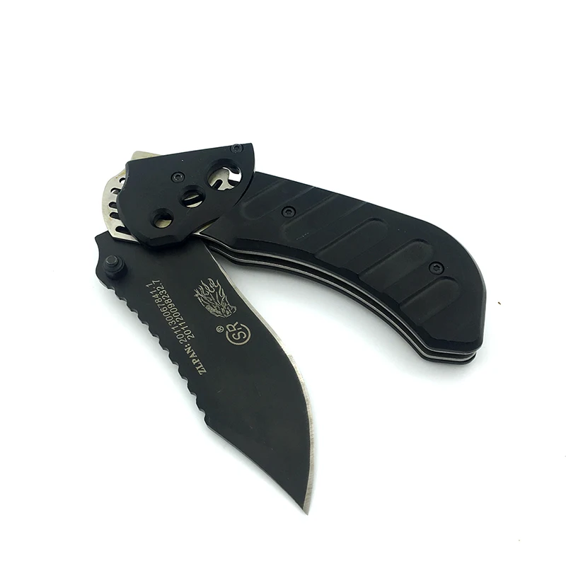 

Stainless steel knife With Aluminum Handle Outdoor pocket knife