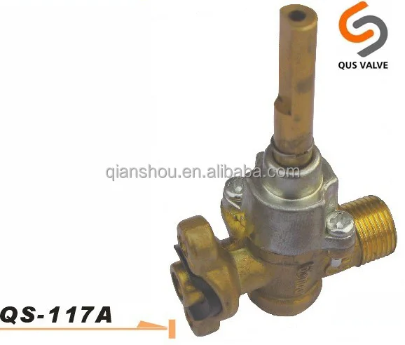 Propaan gas range valve
