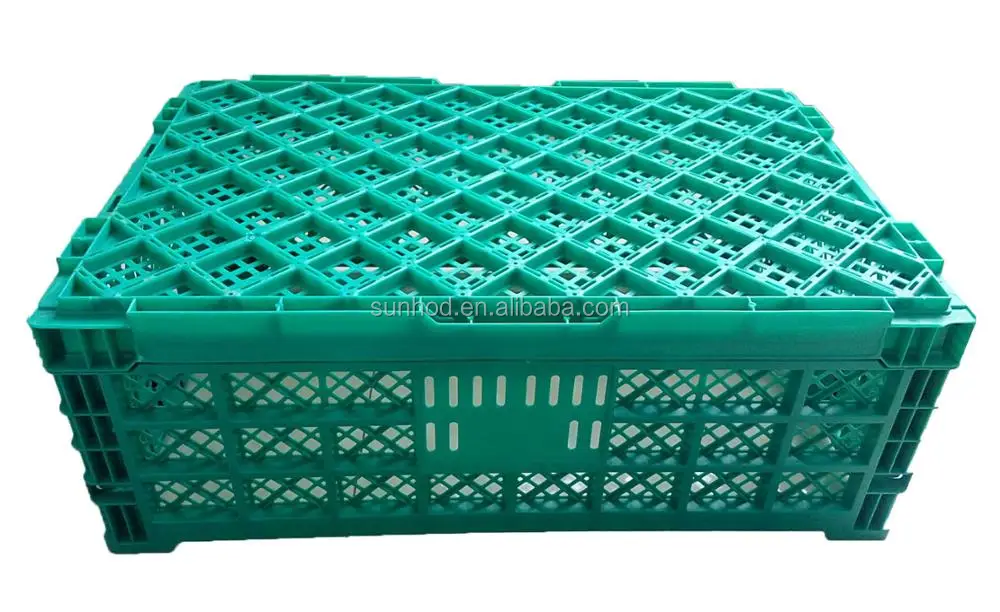 Food Grade Collapsible Folding Vegetable Reinforced Small Plastic Crate Buy Warehouse