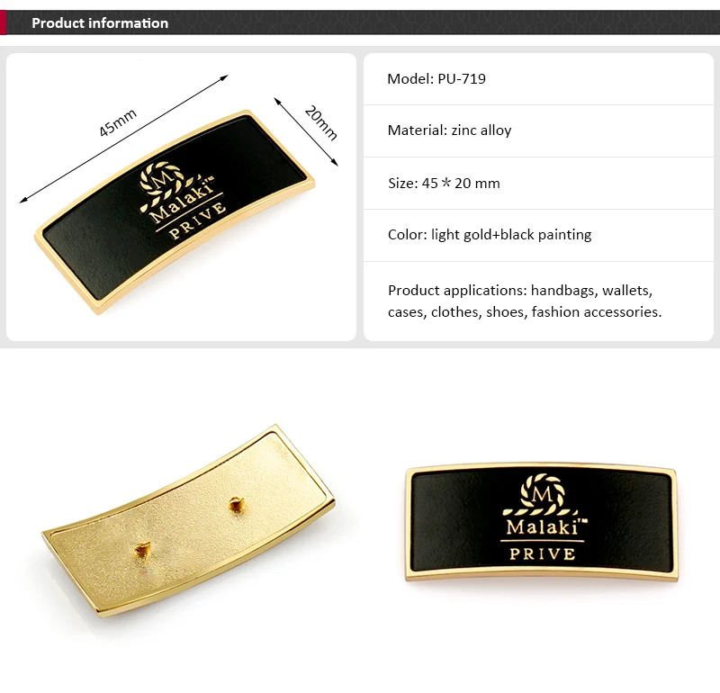 Custom Made Metal Logo Charms