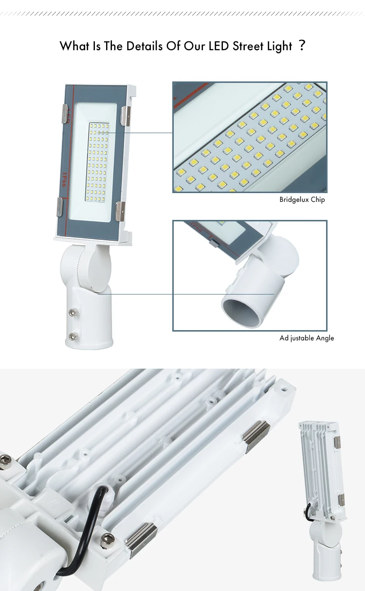 High lumen birdgelux IP67 waterproof luminaire 40watt led street light