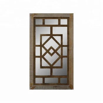 Decorative Accent Decor Wooden Window Frame Wall Mirror Buy