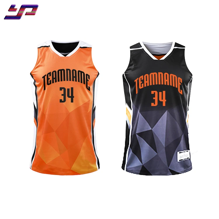 black sublimation basketball jersey