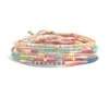 New Fashion Style Factory Stock Multicolor Women Bracelet Japanese Glass Seed Beads Handmade Woven Friendship Bracelet