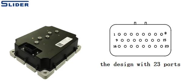 regenerative braking 96V 13KW AC motor controller for electric vehicle conversion kit