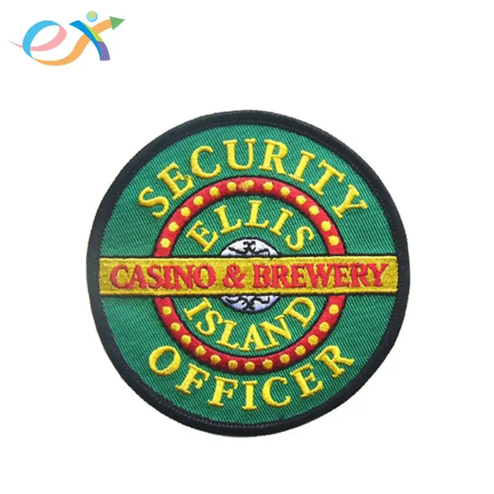 

Wholesale custom embroidered football team badges, N/a