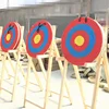 Portable grassstraw target target frame suits Outdoor grass target