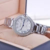 Couple Lover Women Stainless Steel Back Quartz Watch Men Casual Clocks