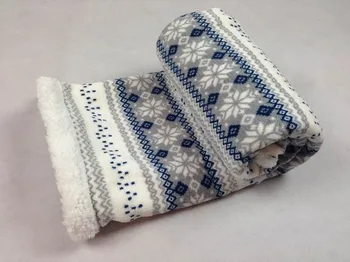 Gcebkt070 Knitted Snowflake Pattern Import Blankets Life Comfort