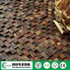 Italy designed mosaic wood flooring parquet made in China