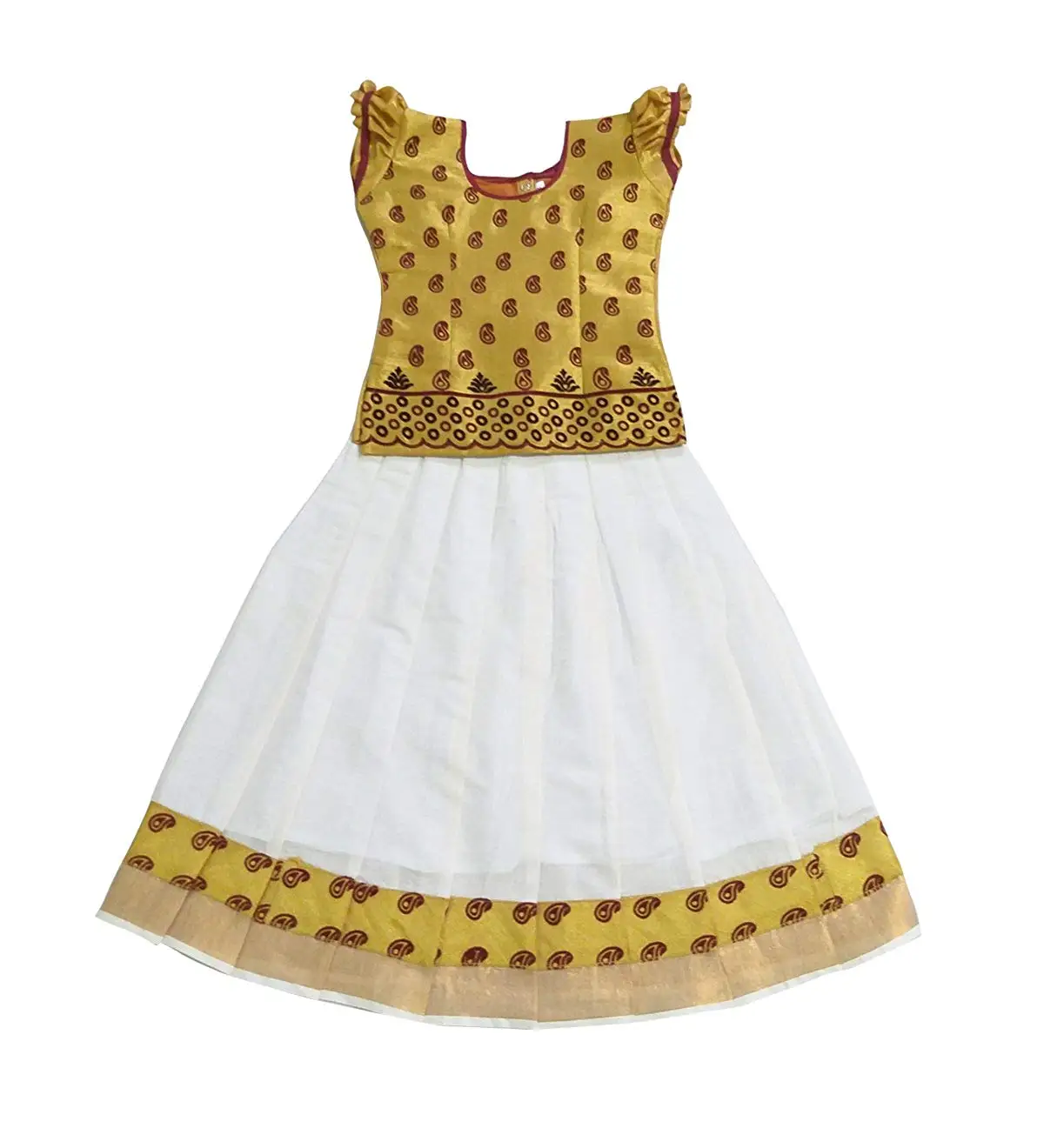 kasavu dress for babies