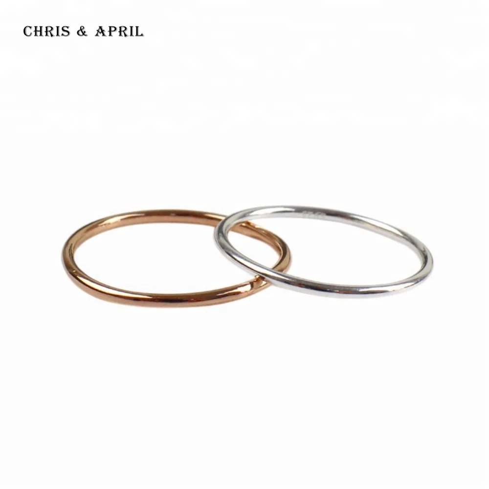 

High quality pure silver round rings for women, Picture