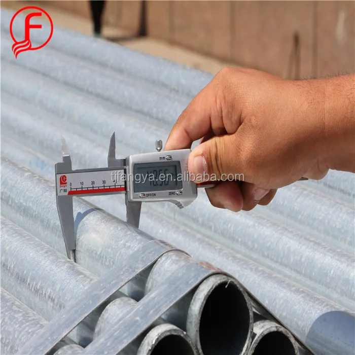 gi pipe list ! 1.5 inch DN40 48.3mm scaffolding tube pre galvanized steel pipe price