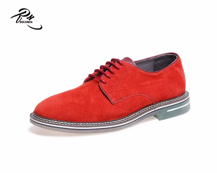red colour shoes for men