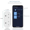 British Residential/General-Purpose10A smart plug and duplex twin double outlet smart plug wifi space saving