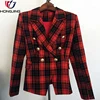 women wear double breasted button closure poly Suiting Jacket Long sleeves notch lapel A-line night wear prom sexy formal jacket