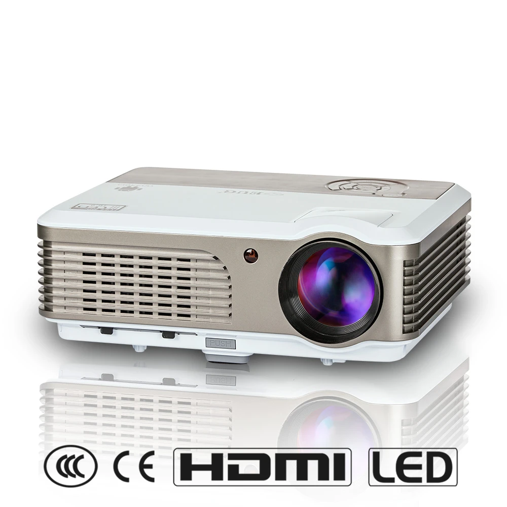 

New AV HDMI USB VGA multimedia projector 2600 lumens , china 3d projector, low price lcd projector
