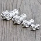 2018 新 999 スターリングシルバージュエリー勇敢な兵士 diy アクセサリー 3D ハードシルバー勇敢な兵士ブレスレットチャーム卸売