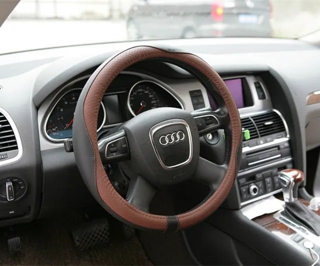 
Auto PVC PU leather Steering Wheel Covers Car Auto Accessories Wheel Covers 